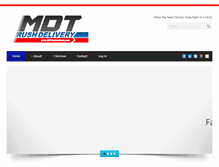 Tablet Screenshot of mdtrushdelivery.com